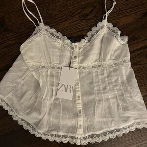 Zara lace white blouse (from Italy)
